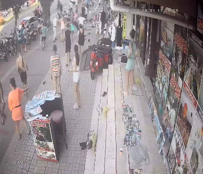 İngiliz turistler ile esnaf birbirine girdi 2