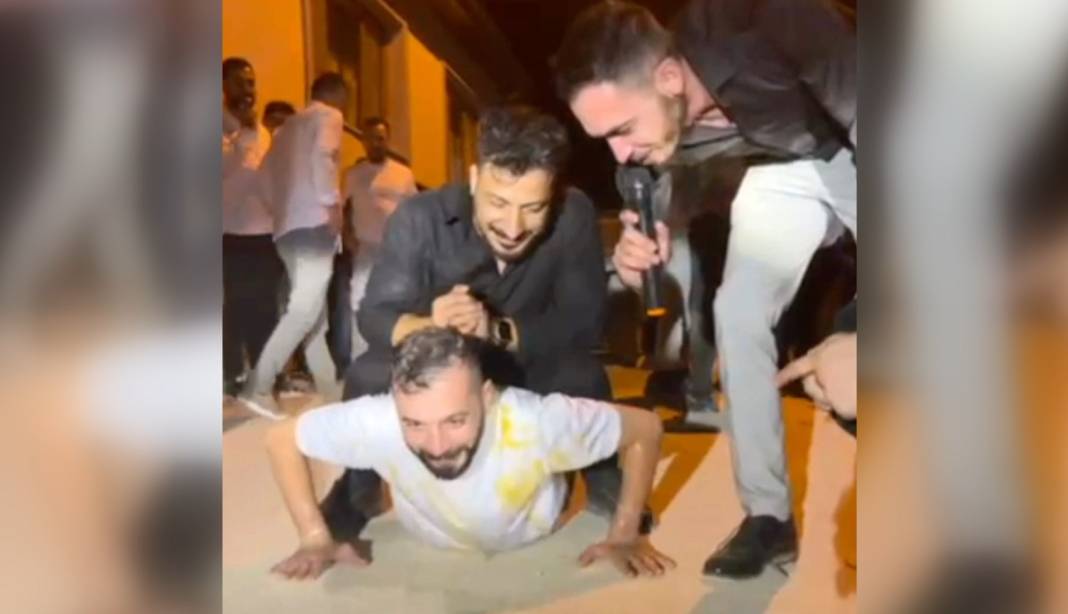 Düğün sonrası damada işkence gibi eğlence 1
