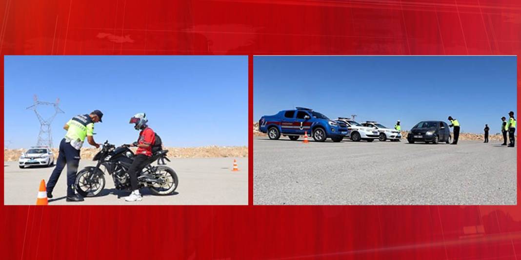 Konya'da jandarmanın dron ile yaptığı denetimlerde 15 sürücüye ceza kesildi 3