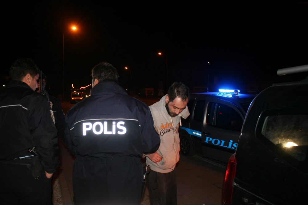 Konya'da polis-şüpheli kovalamacası 3