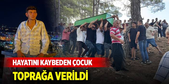Kazada hayatını kaybeden çocuk toprağa verildi