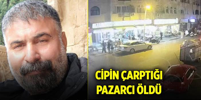 Kazaya karışan sürücünün kaçarken cipiyle çarptığı pazarcı öldü