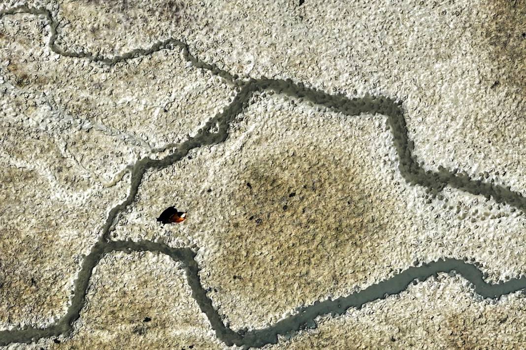 Konya'da kuraklığın etkisiyle su kaynakları dip seviyeleri gördü 5