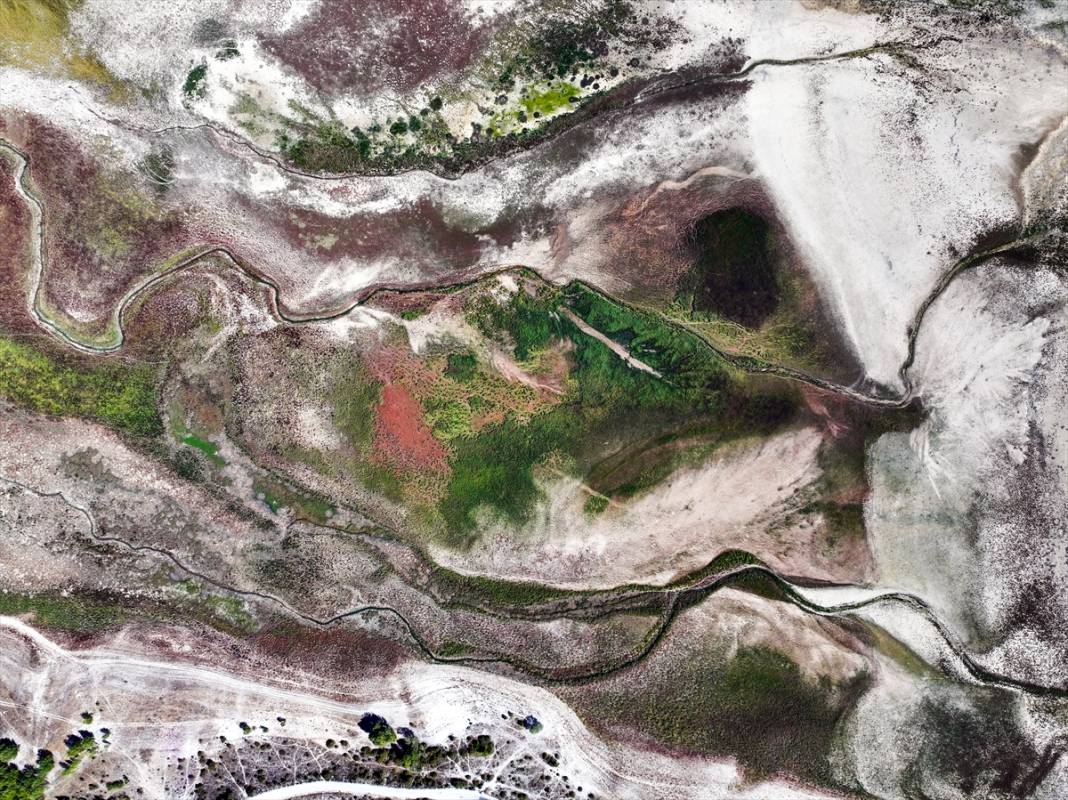 Konya'da kuraklığın etkisiyle su kaynakları dip seviyeleri gördü 7