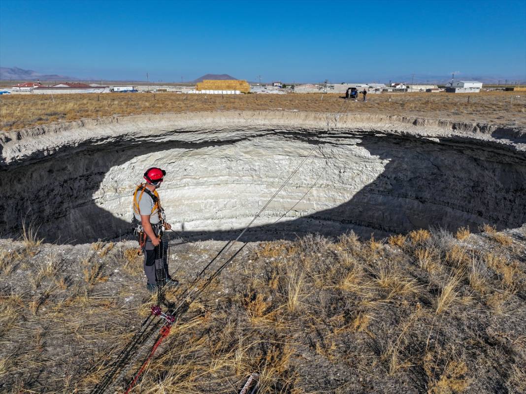 Konya'da dağcılar obruk tehlikesine dikkat çekti 20