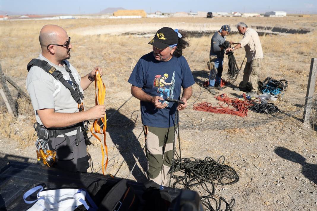 Konya'da dağcılar obruk tehlikesine dikkat çekti 6