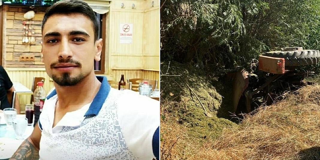 Devrilen traktörünün altında kalıp, öldü 6