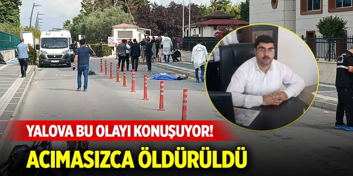 Yalova bu olayı konuşuyor! Acımasızca öldürüldü