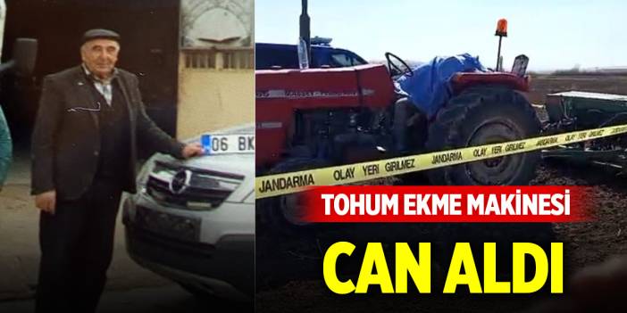 Tohum ekme makinesi can aldı