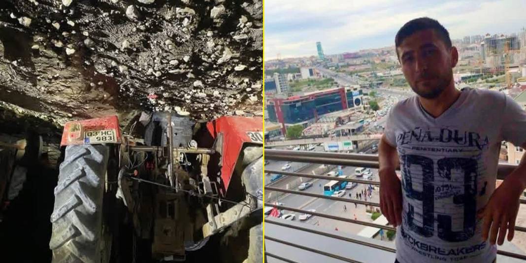 Devrilen traktörün altında can verdi 5