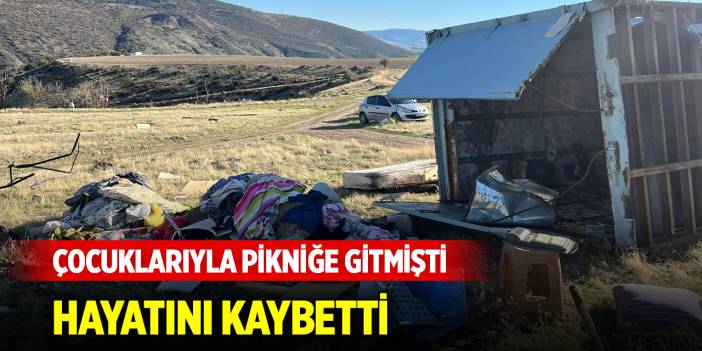 Çocuklarıyla pikniğe gitmişti, hayatını kaybetti