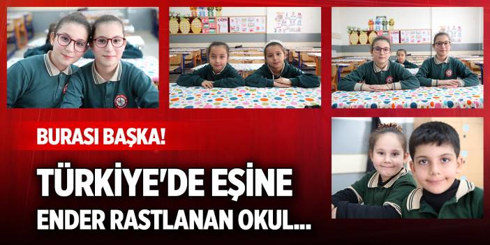Burası başka! Türkiye'de eşine ender rastlanan okul...
