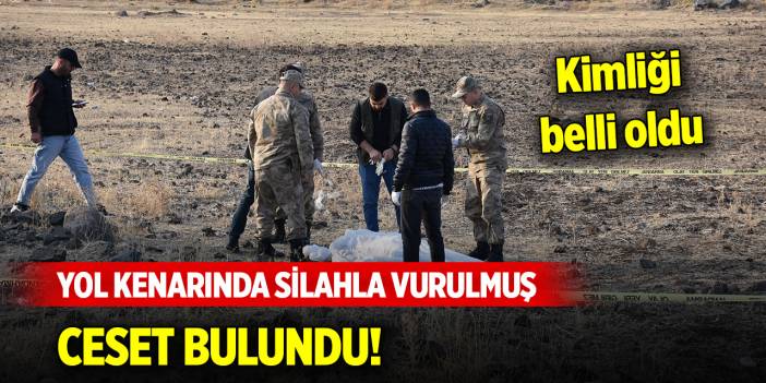 Yol kenarında silahla vurulmuş ceset bulundu! Kimliği belli oldu