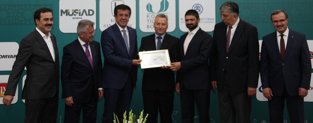 Bakan Nihat Zeybekçi'den Konyalı firmalara ödül 11