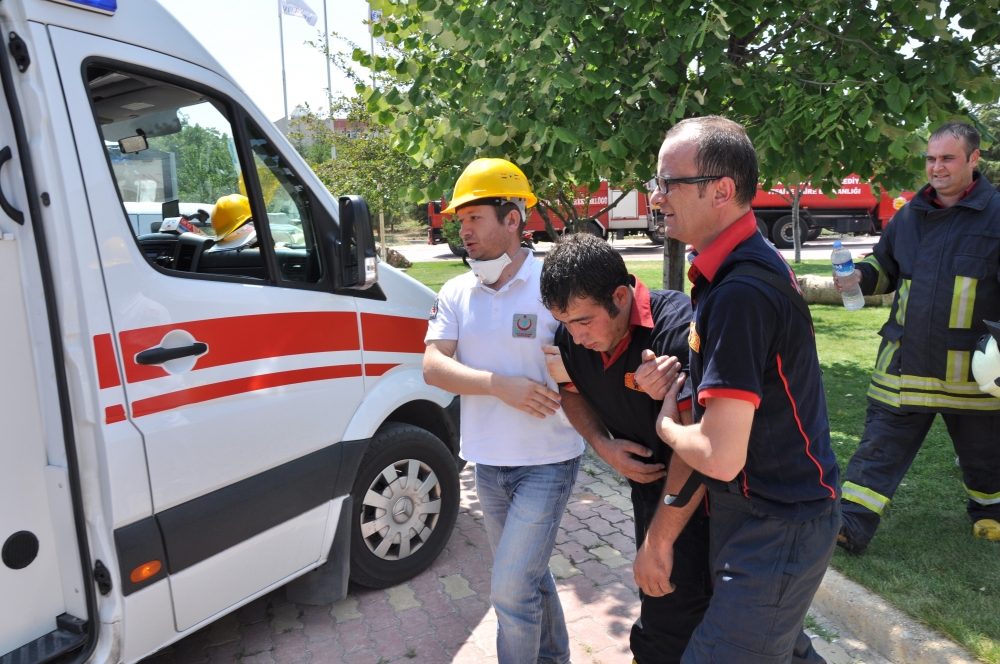 Konya'da fakülte binasında yangın 13