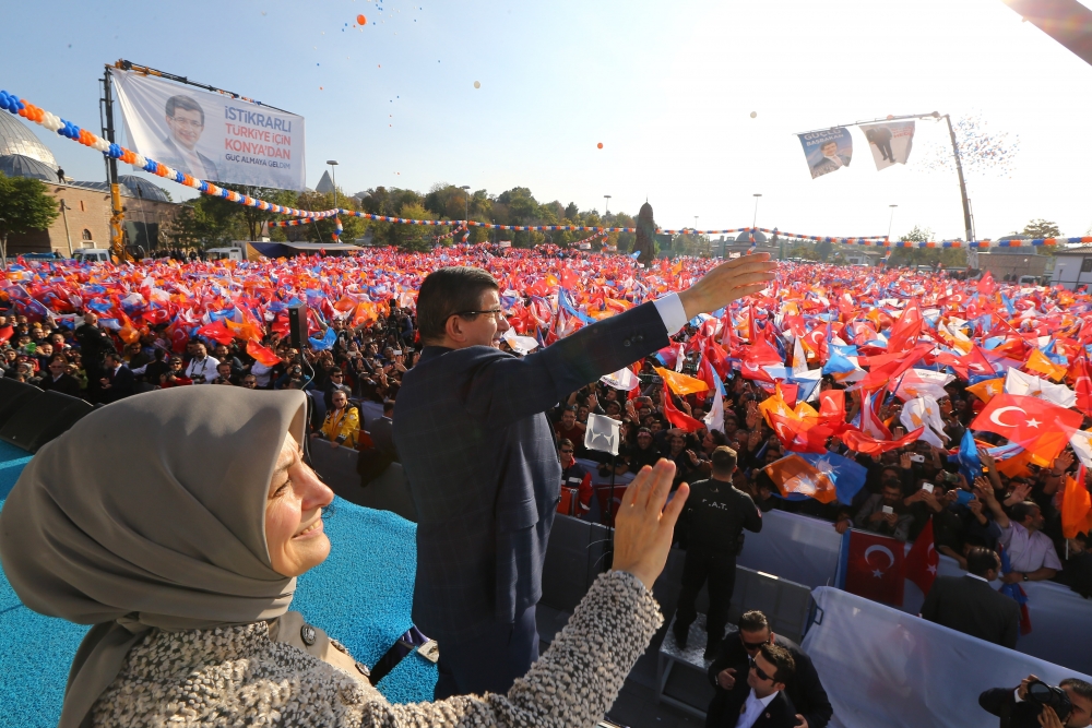 AK Parti'nin Konya mitinginden kareler 18
