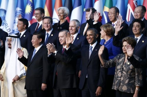 G20 Liderler Zirvesi'nin aile fotoğrafı 12