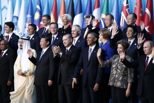 G20 Liderler Zirvesi'nin aile fotoğrafı 13