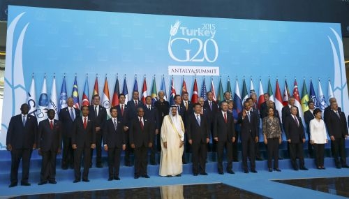 G20 Liderler Zirvesi'nin aile fotoğrafı 15