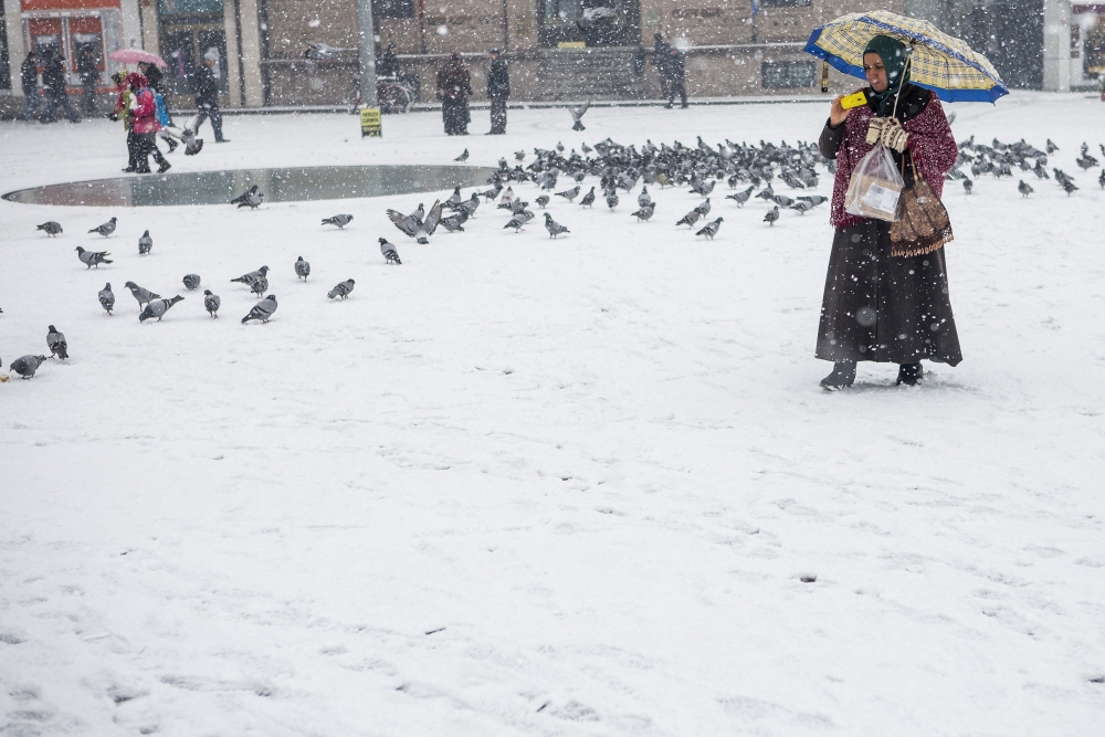 Konya'da kar yağışı 1