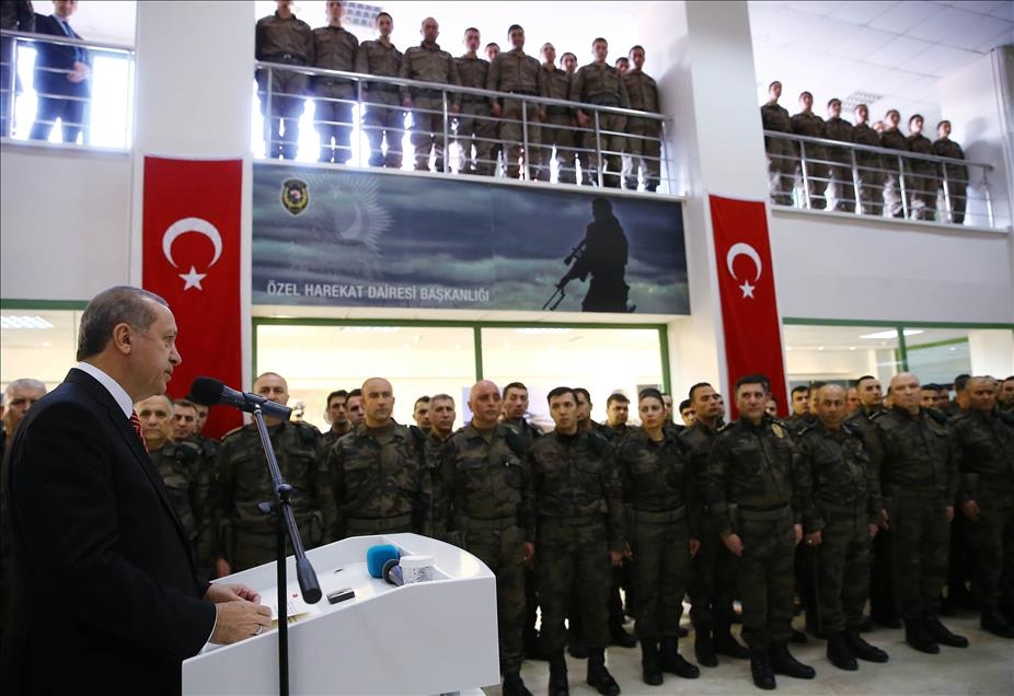 Cumhurbaşkanı Erdoğan'dan güvenlik güçlerine ziyaret 7