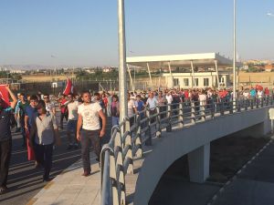 Konya'daki operasyona vatandaşlardan destek