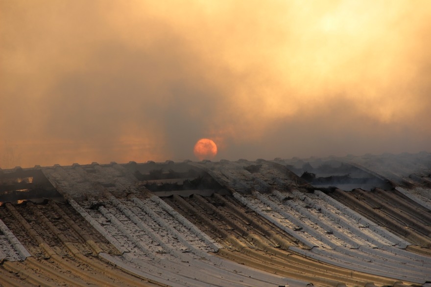 Konya'da çiftlik yangını 7