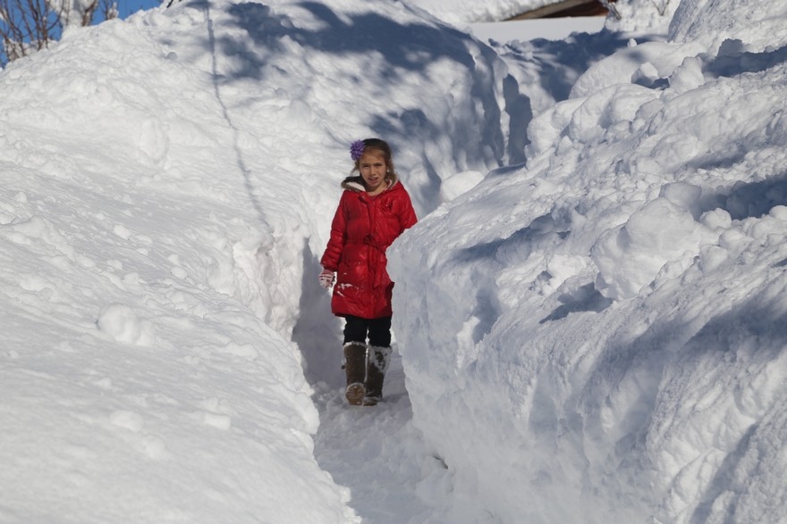 Konya'nın bu ilçesinde kar kalınlığı 3 metreyi aştı 10