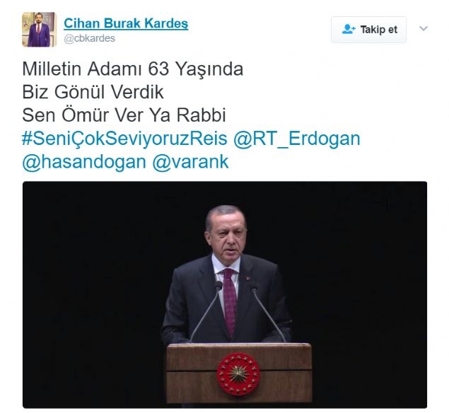 Erdoğan'ın 63.yaşı sosyal medyada geniş yankı buldu 18