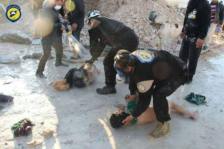 Esed İdlib'te kimyasal katliam yaptı 16