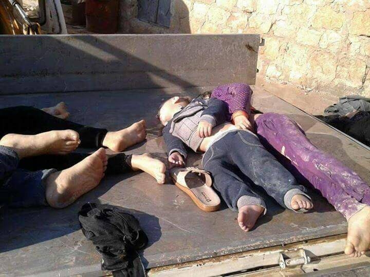 Esed İdlib'te kimyasal katliam yaptı 18