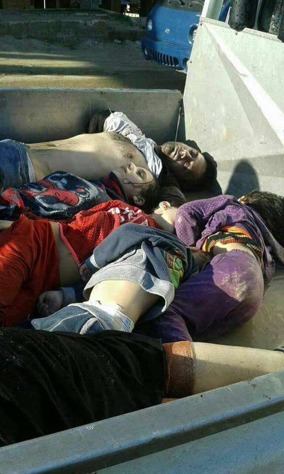 Esed İdlib'te kimyasal katliam yaptı 28