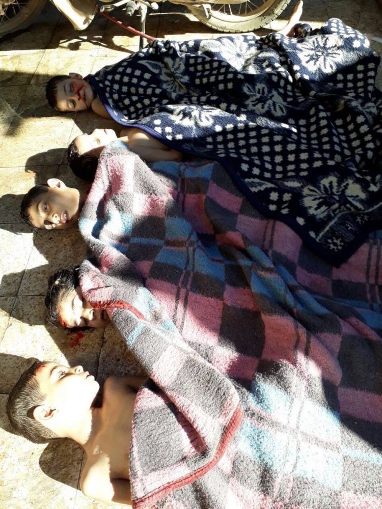 Esed İdlib'te kimyasal katliam yaptı 46