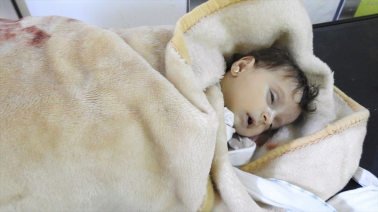 Esed İdlib'te kimyasal katliam yaptı 7
