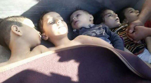 Esed İdlib'te kimyasal katliam yaptı 8