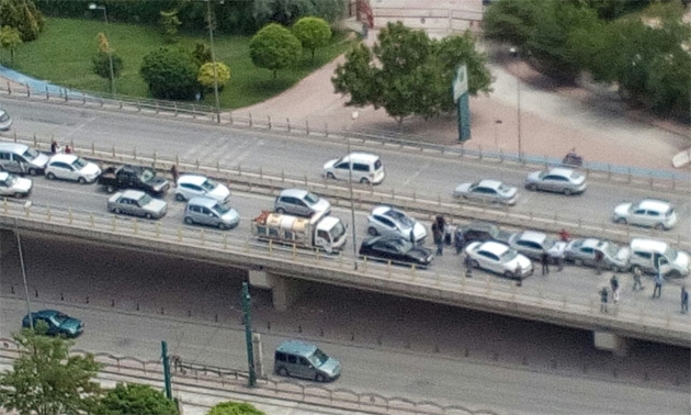 Konya'da zincirleme trafik kazası 12