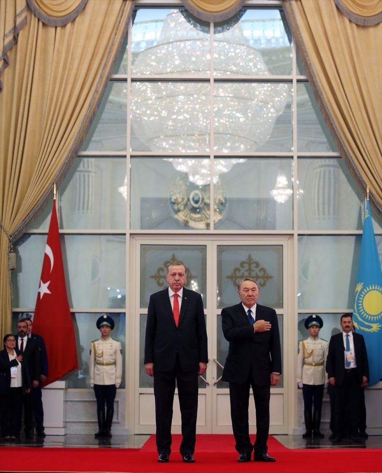 Cumhurbaşkanı Erdoğan Kazakistan'da 15