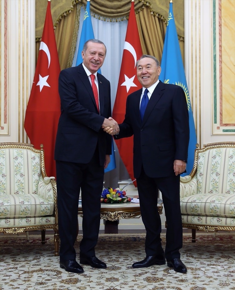 Cumhurbaşkanı Erdoğan Kazakistan'da 19