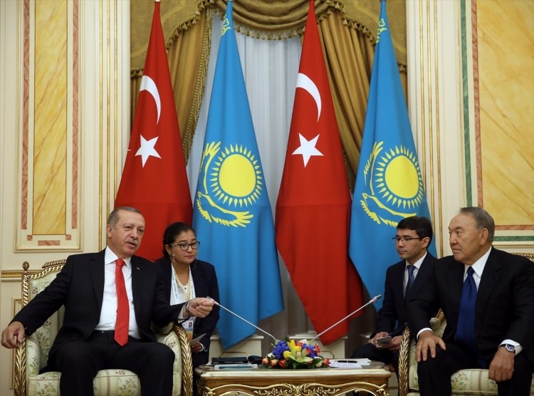 Cumhurbaşkanı Erdoğan Kazakistan'da 22