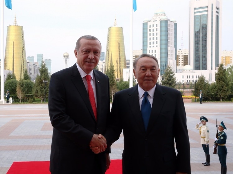 Cumhurbaşkanı Erdoğan Kazakistan'da 25