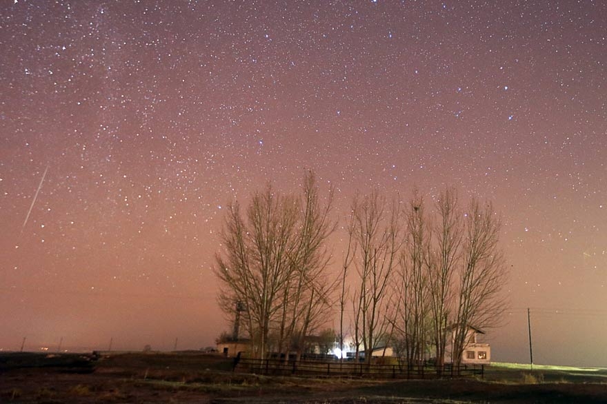 Konya'da Geminid meteor yağmuru izleyenlere görsel şölen sundu 2