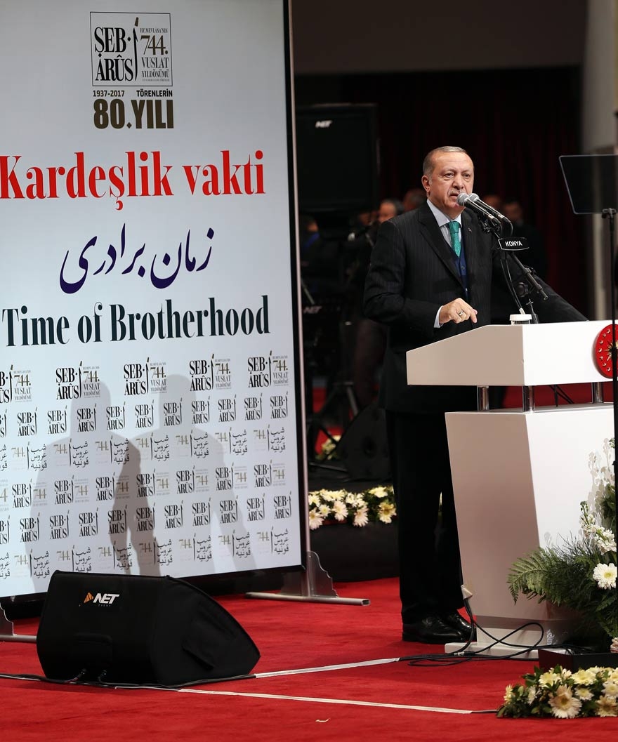 Cumhurbaşkanı Erdoğan, Konya'da Şeb-i Arus'a katıldı 13