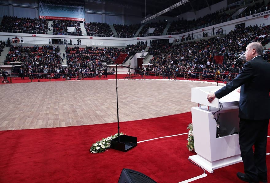 Cumhurbaşkanı Erdoğan, Konya'da Şeb-i Arus'a katıldı 19