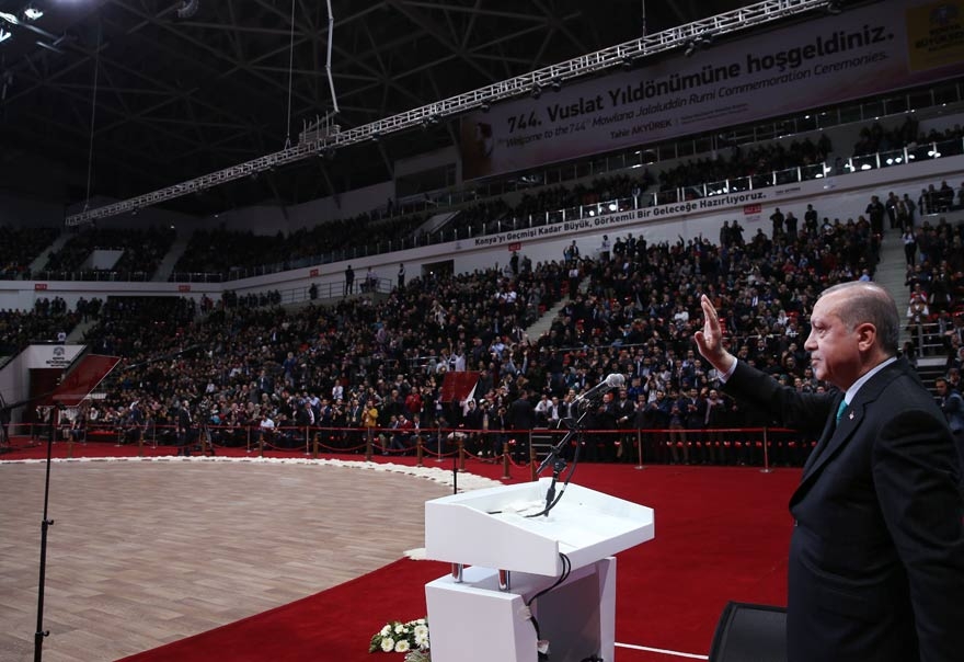 Cumhurbaşkanı Erdoğan, Konya'da Şeb-i Arus'a katıldı 22