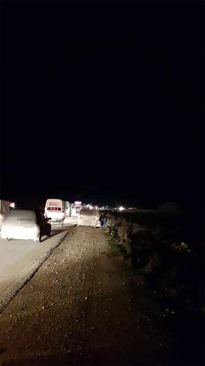 Afrin'e giden 40 araçlık terör konvoyu vuruldu! 11