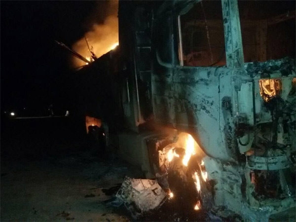 Afrin'e giden 40 araçlık terör konvoyu vuruldu! 6