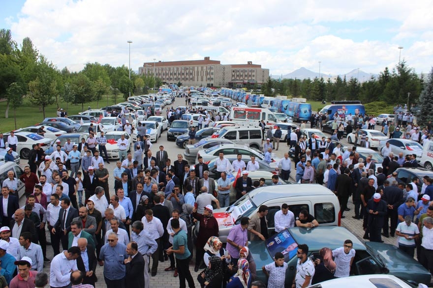 AK Parti Konya'dan bin araçlık bayram konvoyu 7