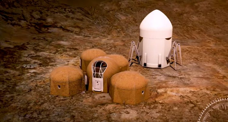 Mars'a yapılacak konut projeleri tanıtıldı 5