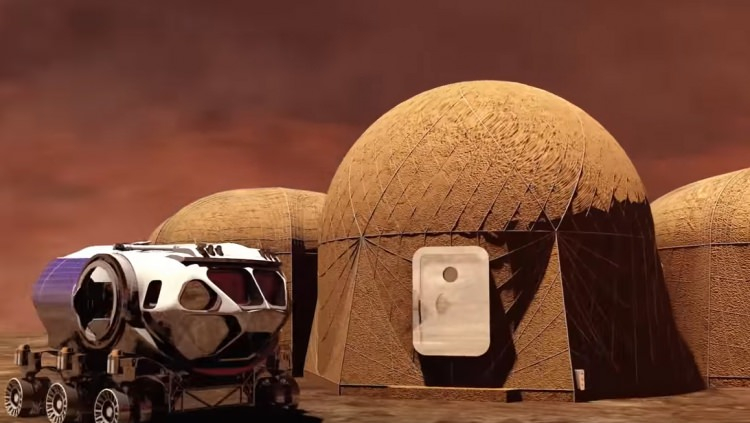 Mars'a yapılacak konut projeleri tanıtıldı 8