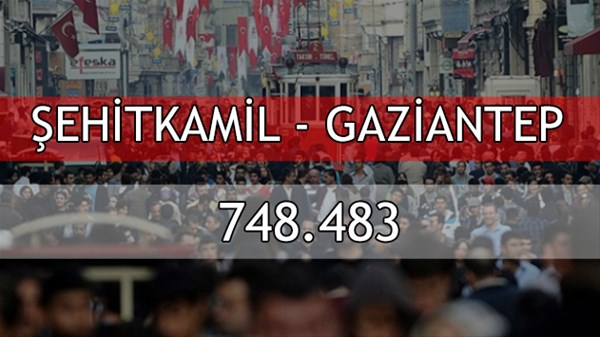 İşte Türkiye`nin en kalabalık ilçeleri 13